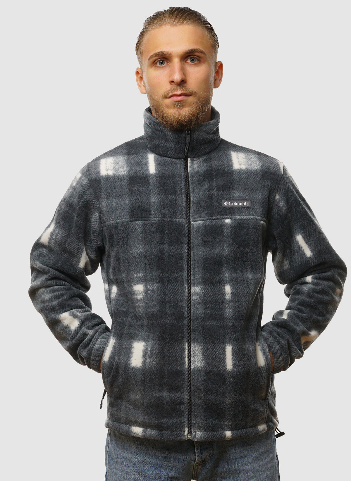 Steens Mountain Printed Jacket - Chalk Omblur