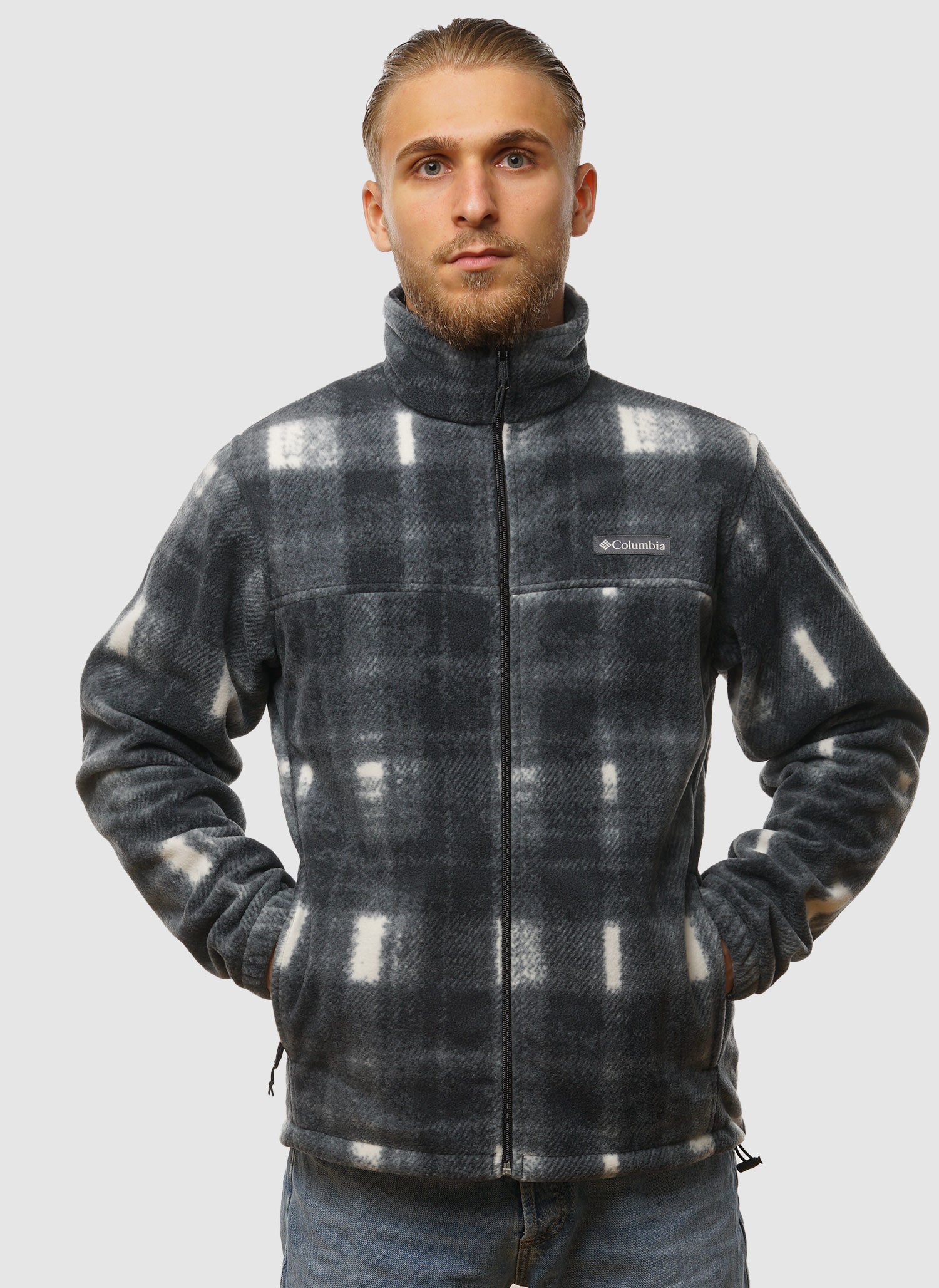 Steens Mountain Printed Jacket - Chalk Omblur