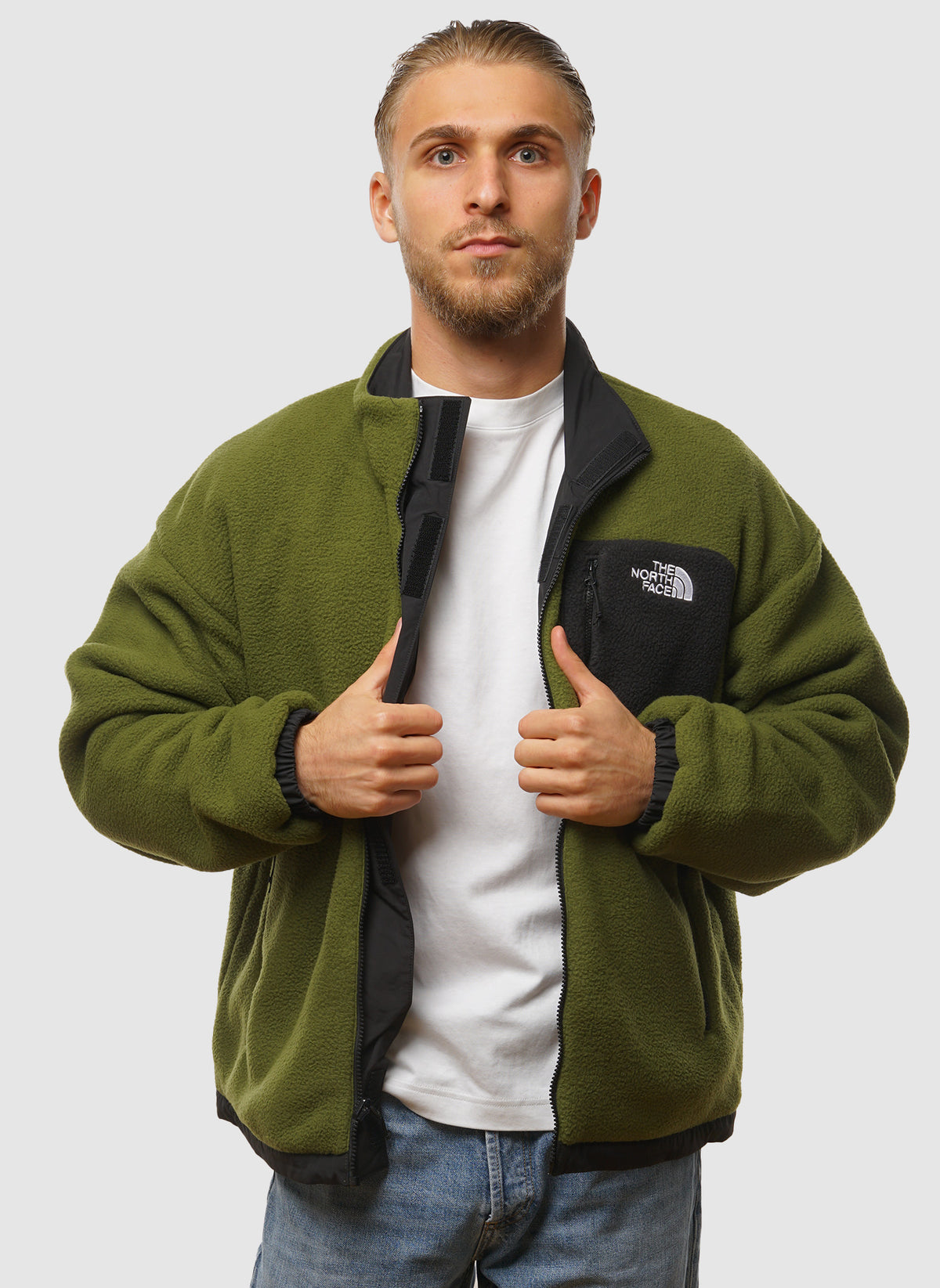 Yumiori Reversible Jacket - Black/Woodland Green