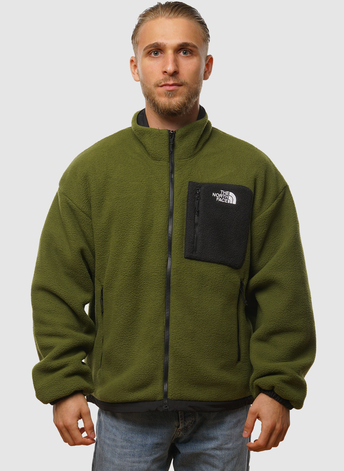 Yumiori Reversible Jacket - Black/Woodland Green