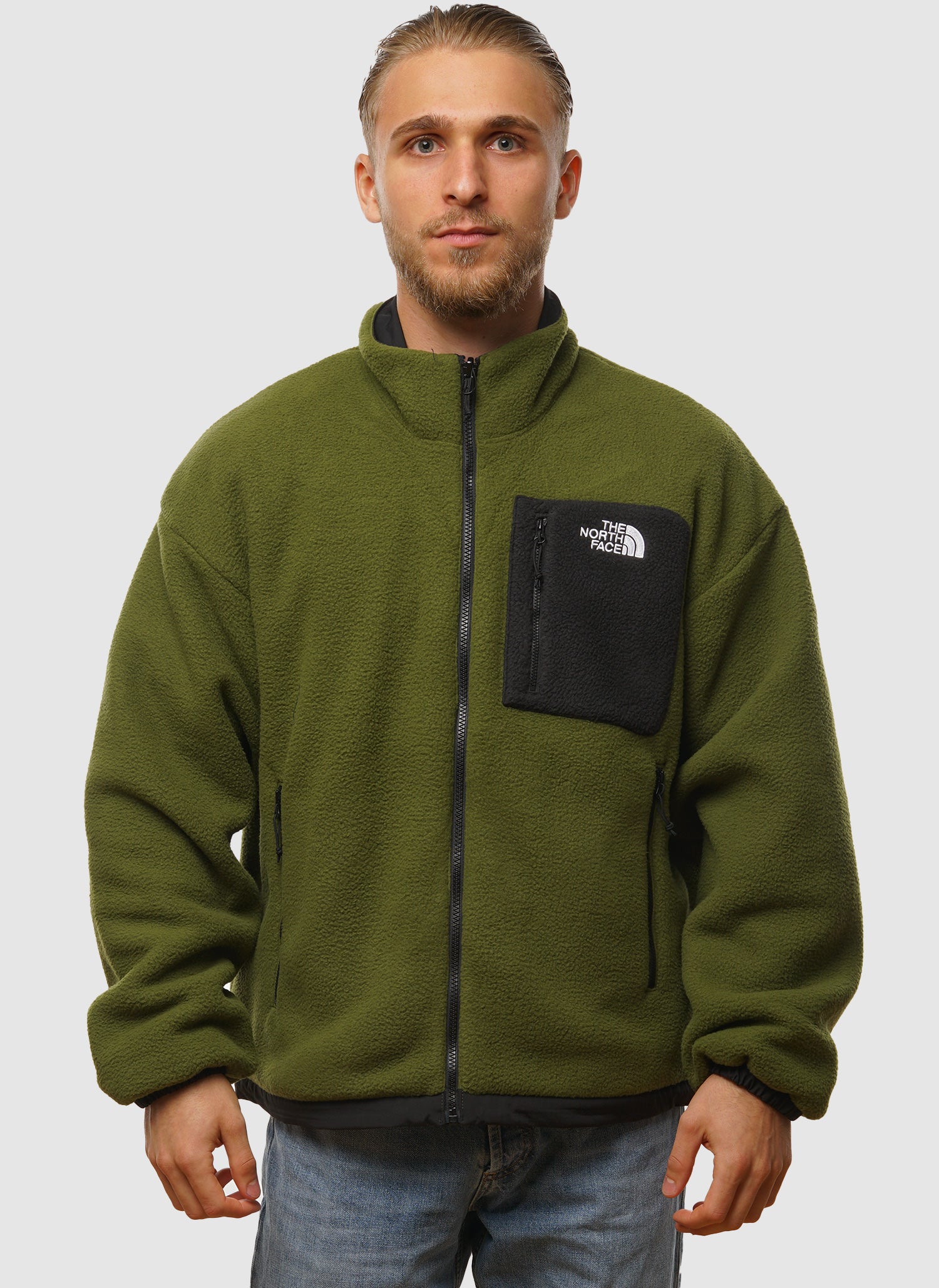 Yumiori Reversible Jacket - Black/Woodland Green