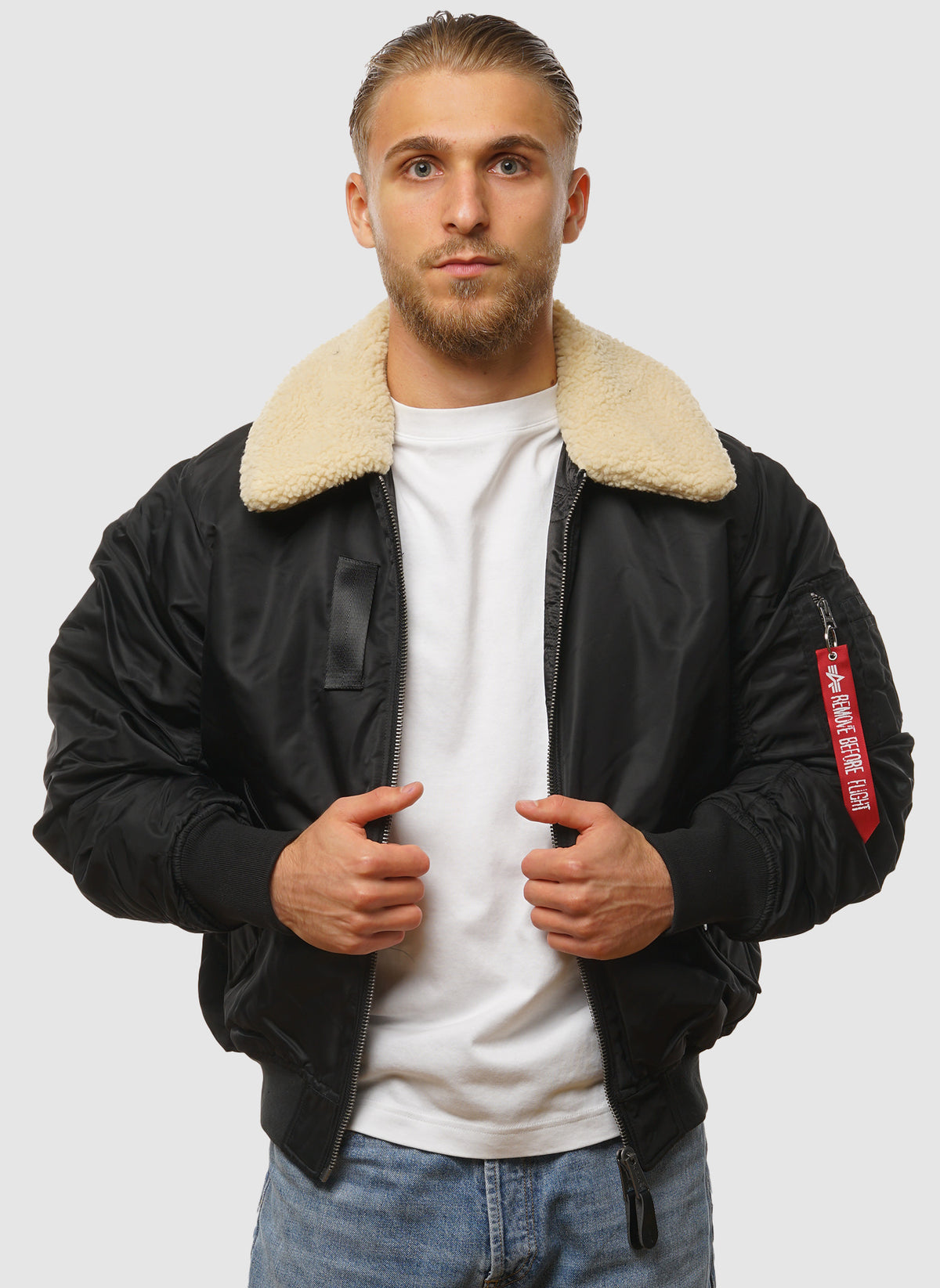 B-15 MOD Reversible Bomber Jacket - Black
