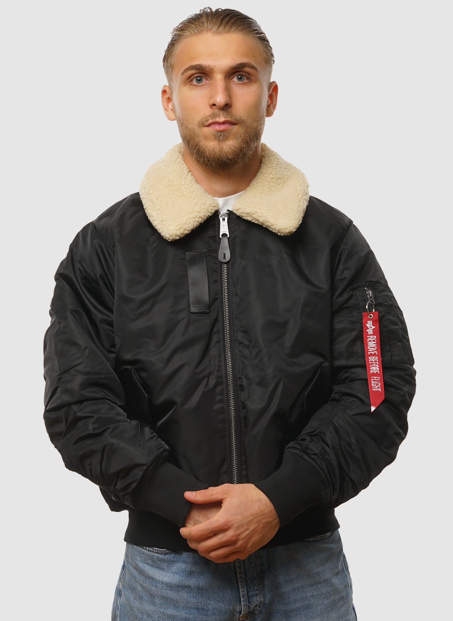 B-15 MOD Reversible Bomber Jacket - Black – The Smart Dresser