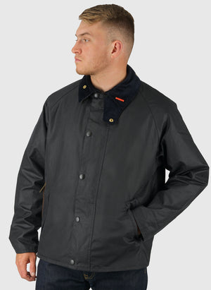 Icons Transport Wax Jacket - Navy