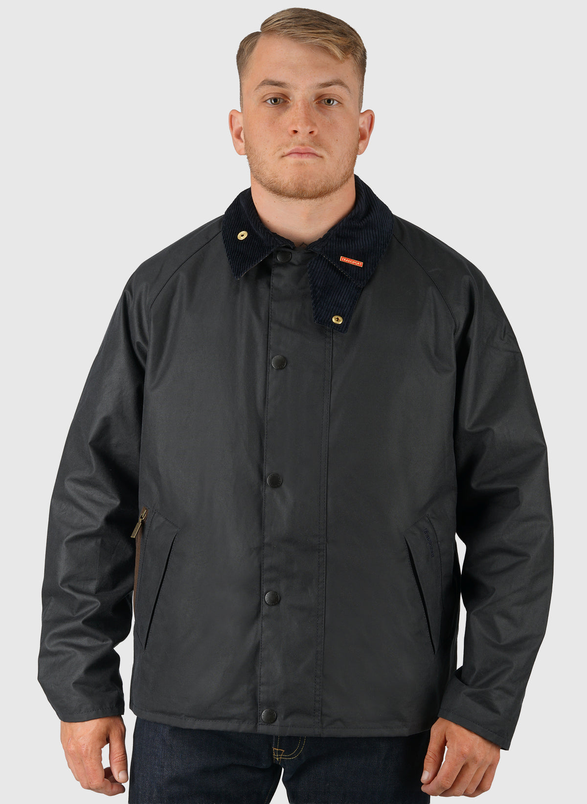 Icons Transport Wax Jacket - Navy