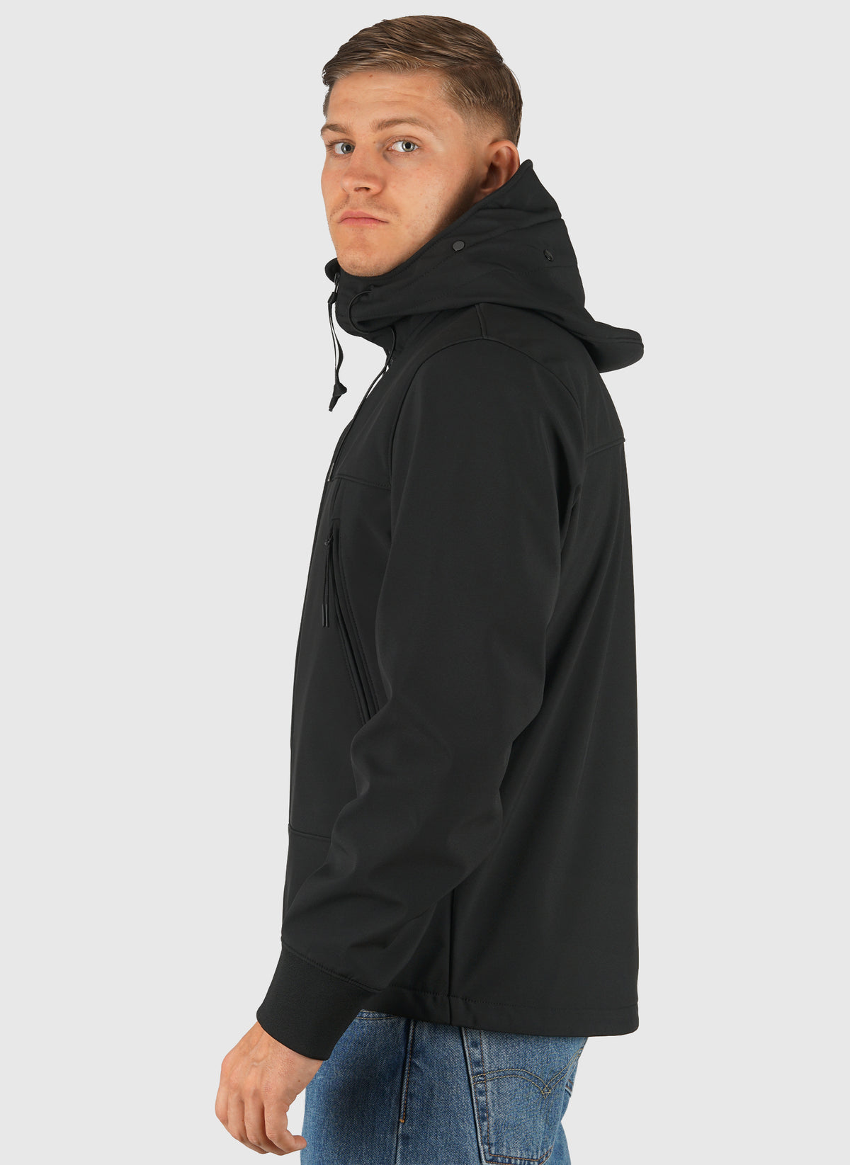C.P. Shell-R Hooded Goggle Jacket - Black