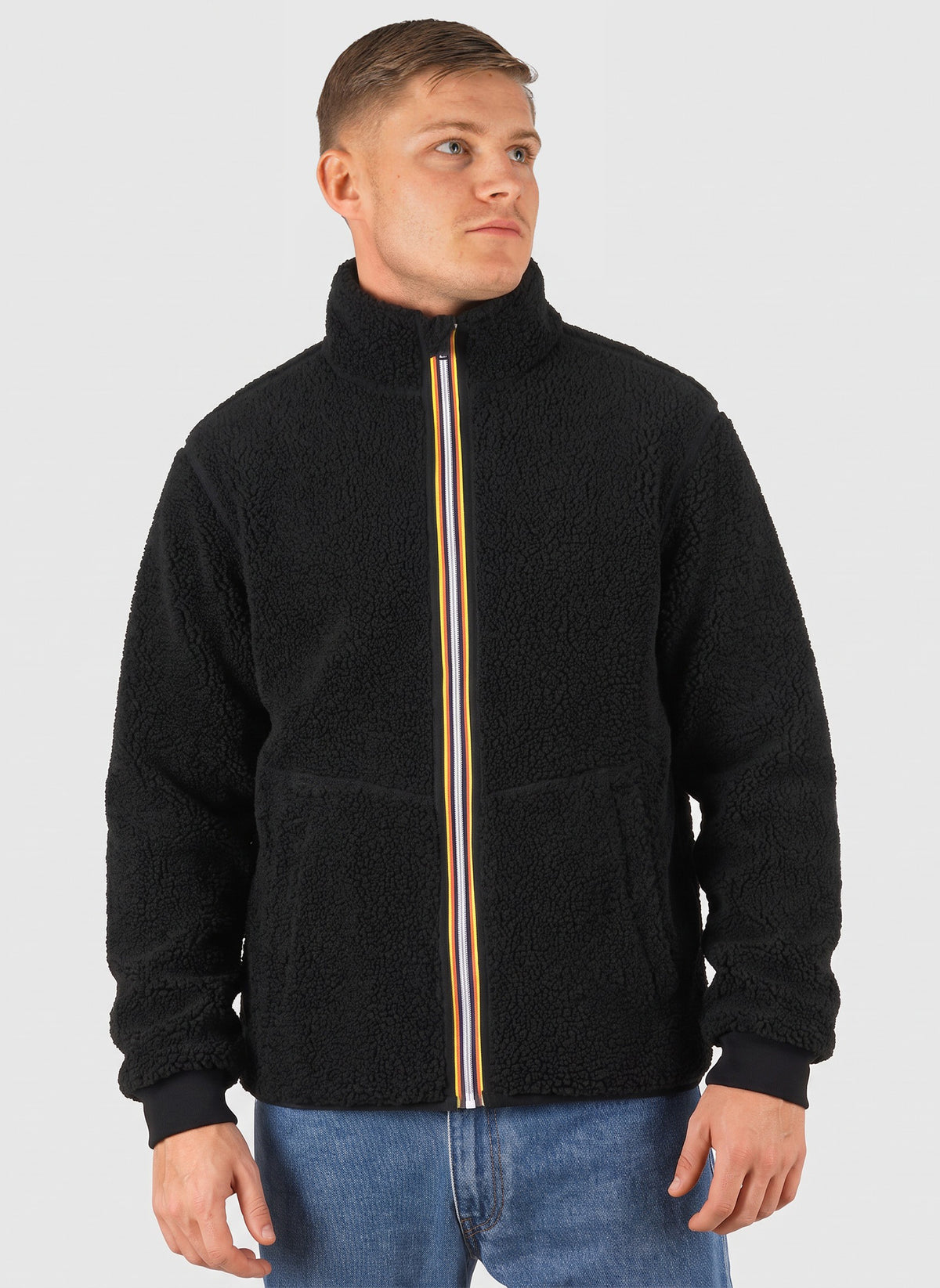Pascal Sherpa Polar Double Jacket - Black Pure