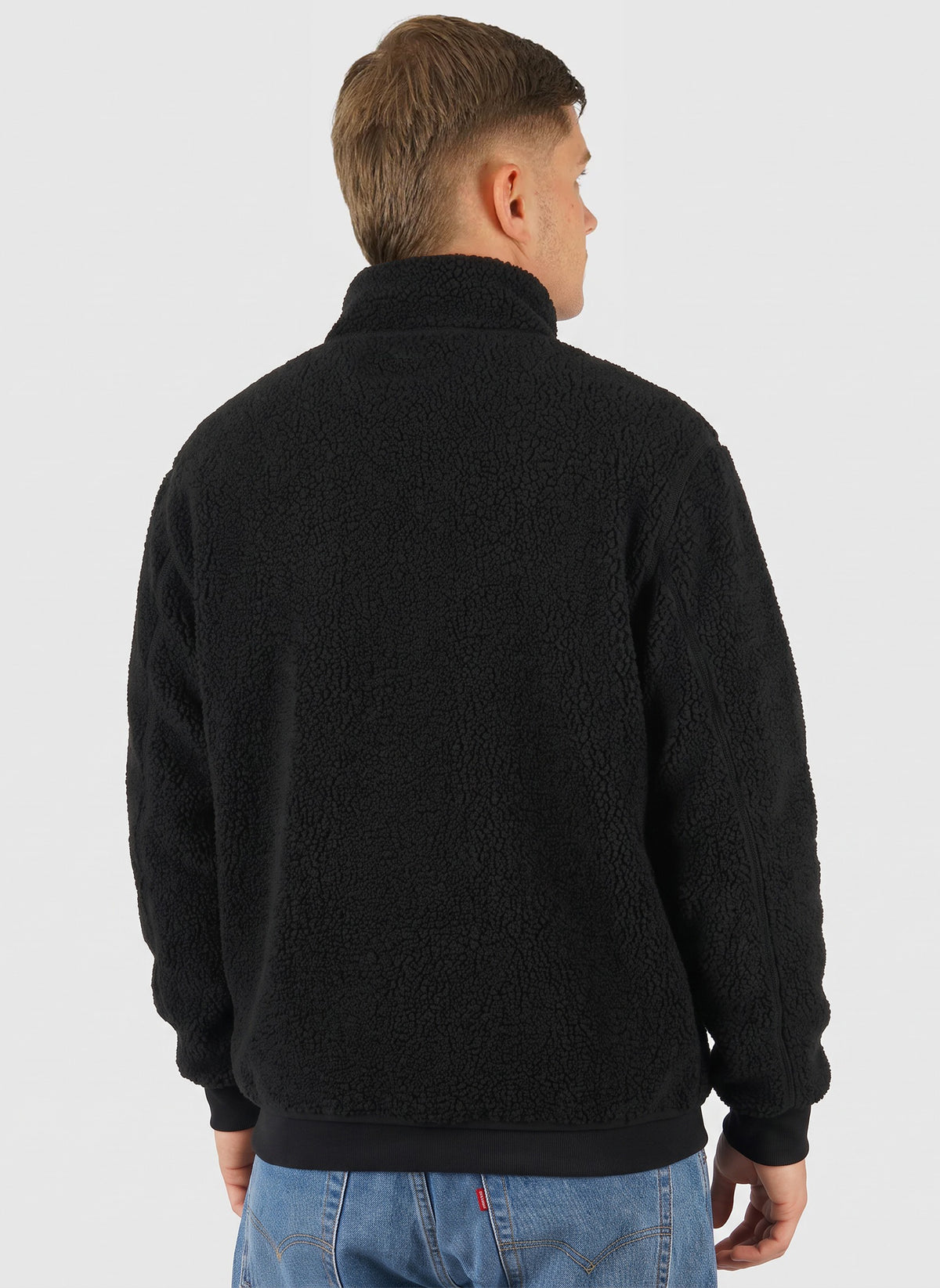 Pascal Sherpa Polar Double Jacket - Black Pure