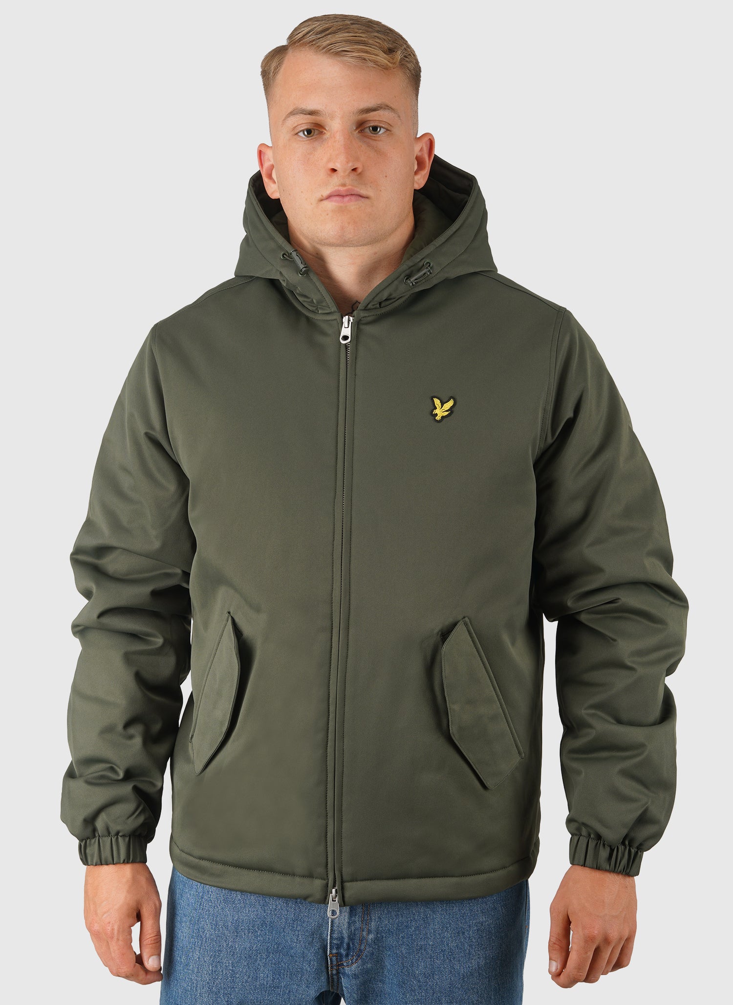 Padded Hooded Zip Through Jacket - Deep Depths