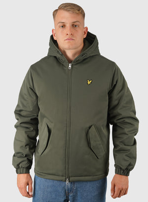Padded Hooded Zip Through Jacket - Deep Depths