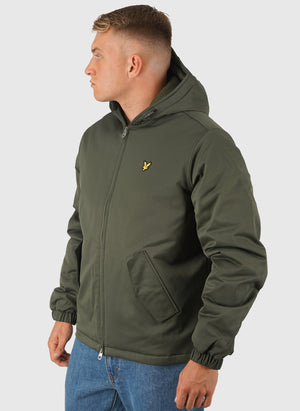 Padded Hooded Zip Through Jacket - Deep Depths