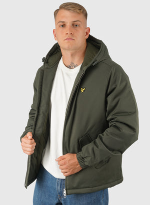 Padded Hooded Zip Through Jacket - Deep Depths