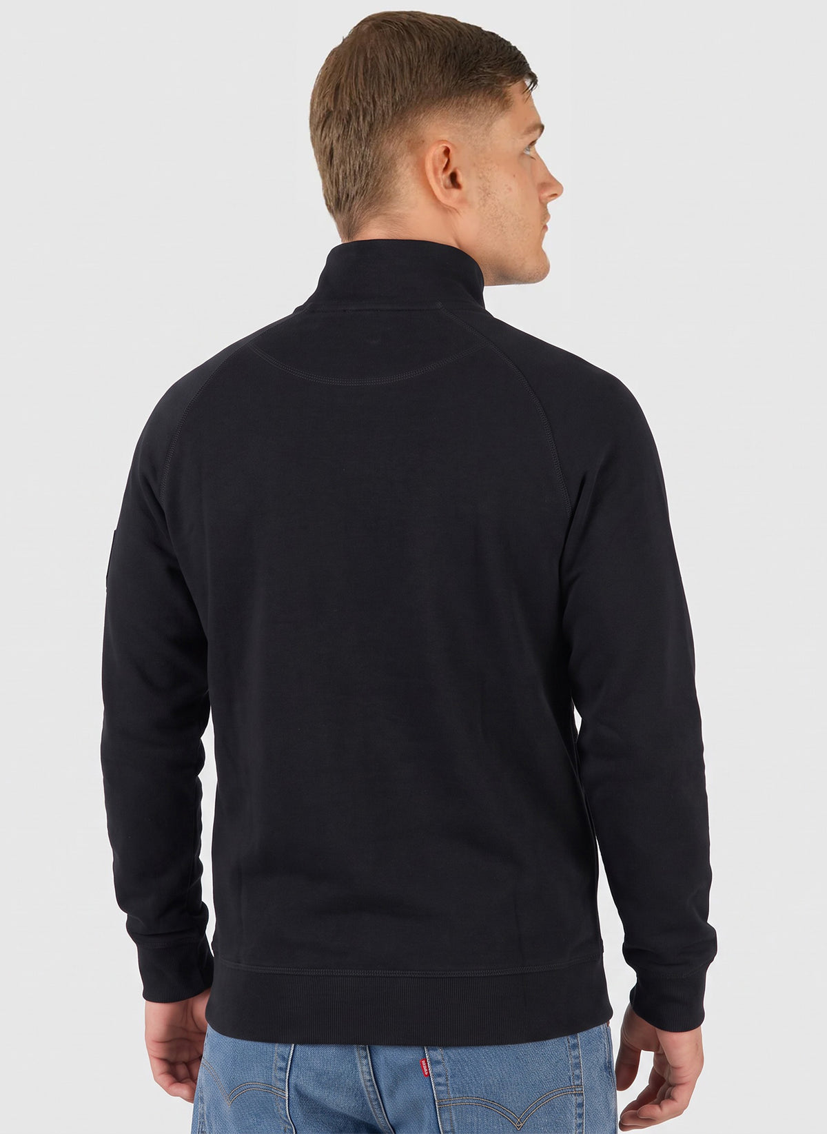 Siren 1/4 Zip Sweatshirt - Black