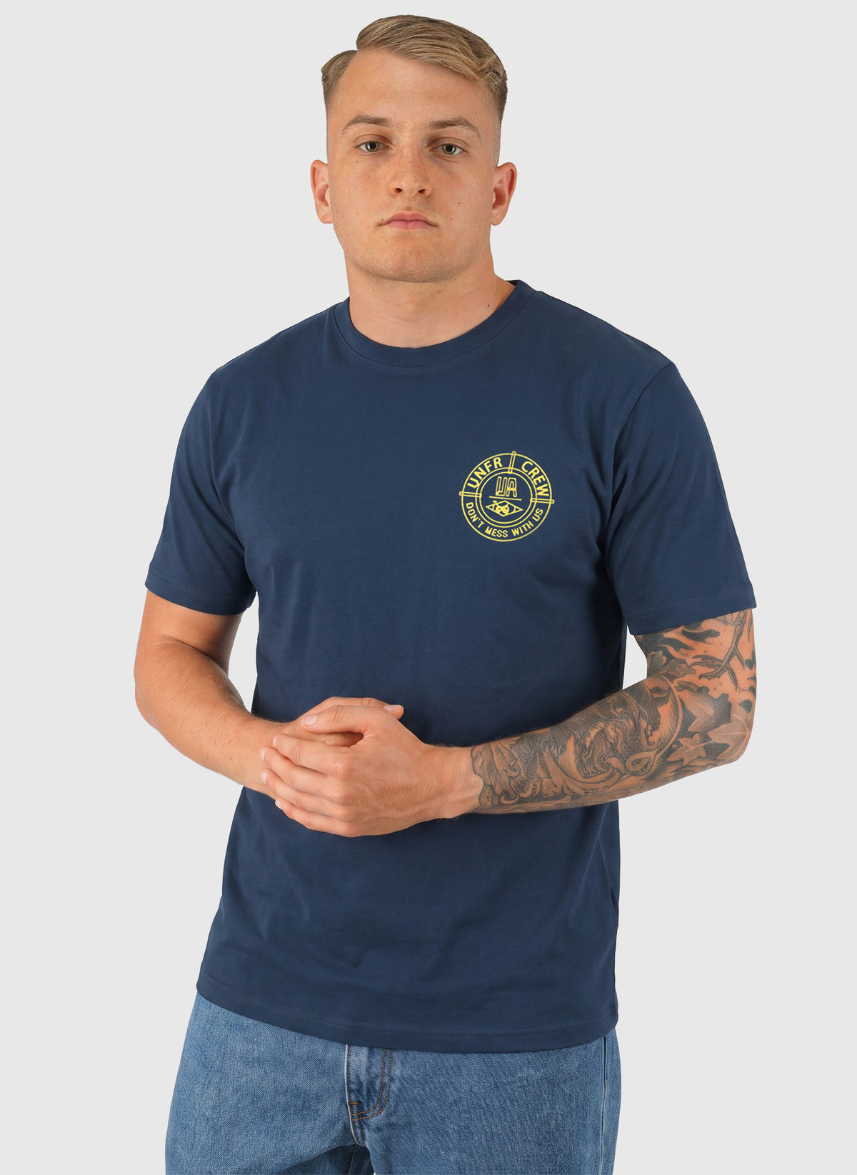 DMWU BP T-Shirt - Blue/Yellow