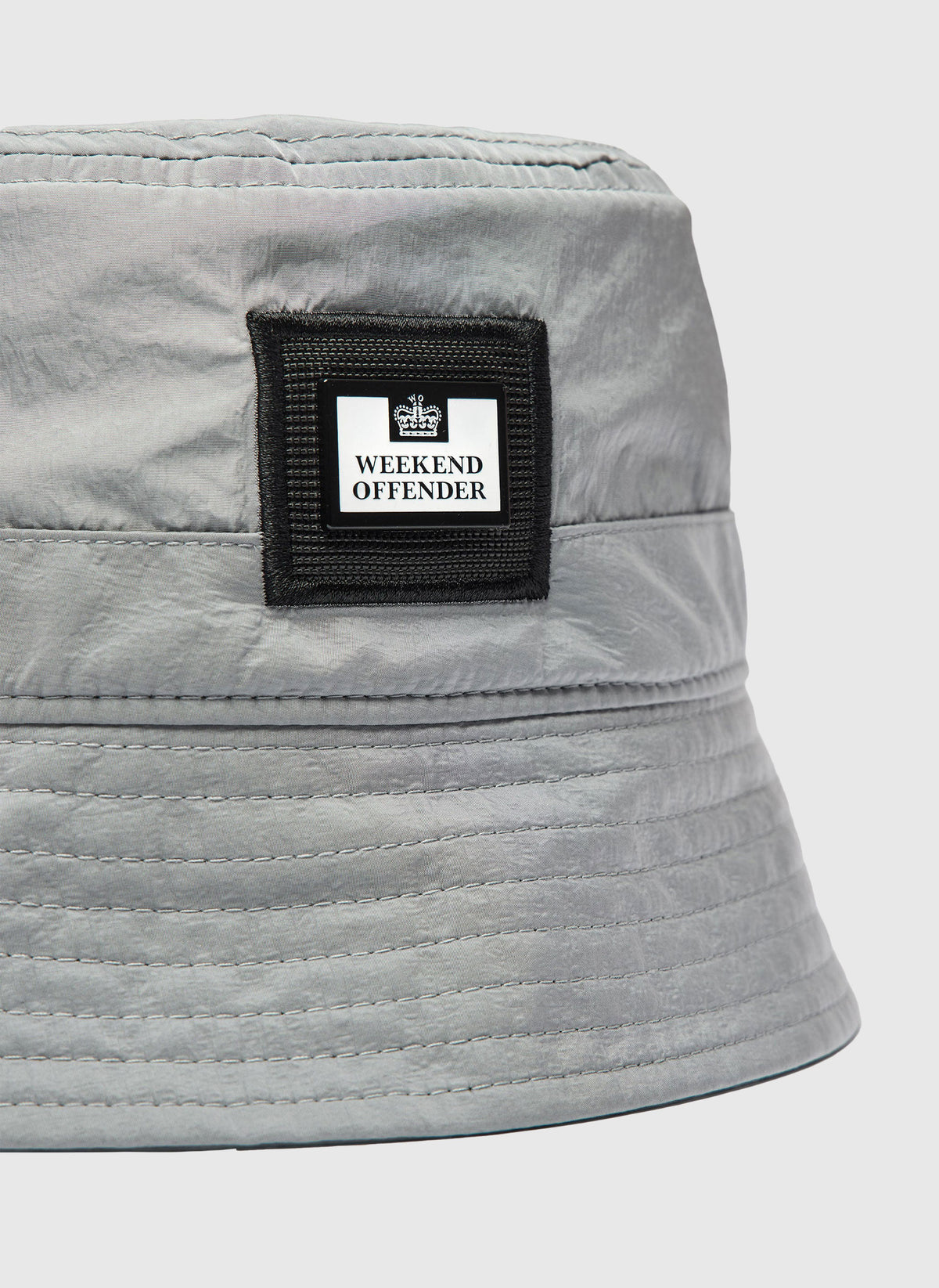 Long Beach Blvd Parachute Bucket Hat - Grey