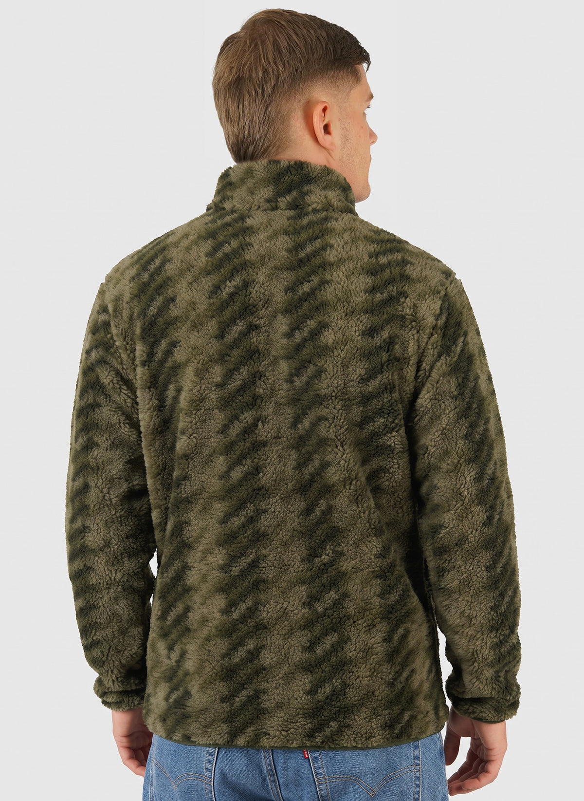 Rugged Ridge Sherpa Half Zip - Stone Green Twills