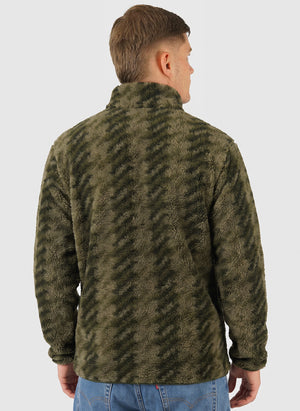 Rugged Ridge Sherpa Half Zip - Stone Green Twills