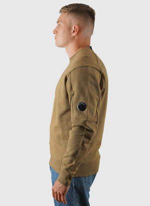 Lens Crew Neck Sweatshirt - Ermine