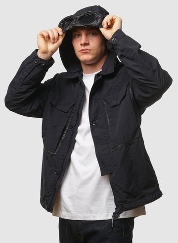 Flatt Nylon Goggle Overshirt - Total Eclipse
