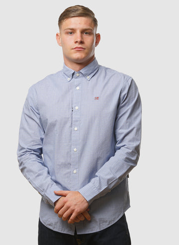 G-Terra LS Shirt - Blue Check