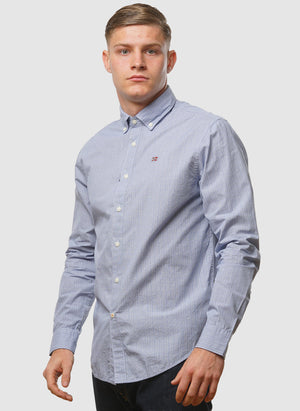 G-Terra LS Shirt - Blue Check