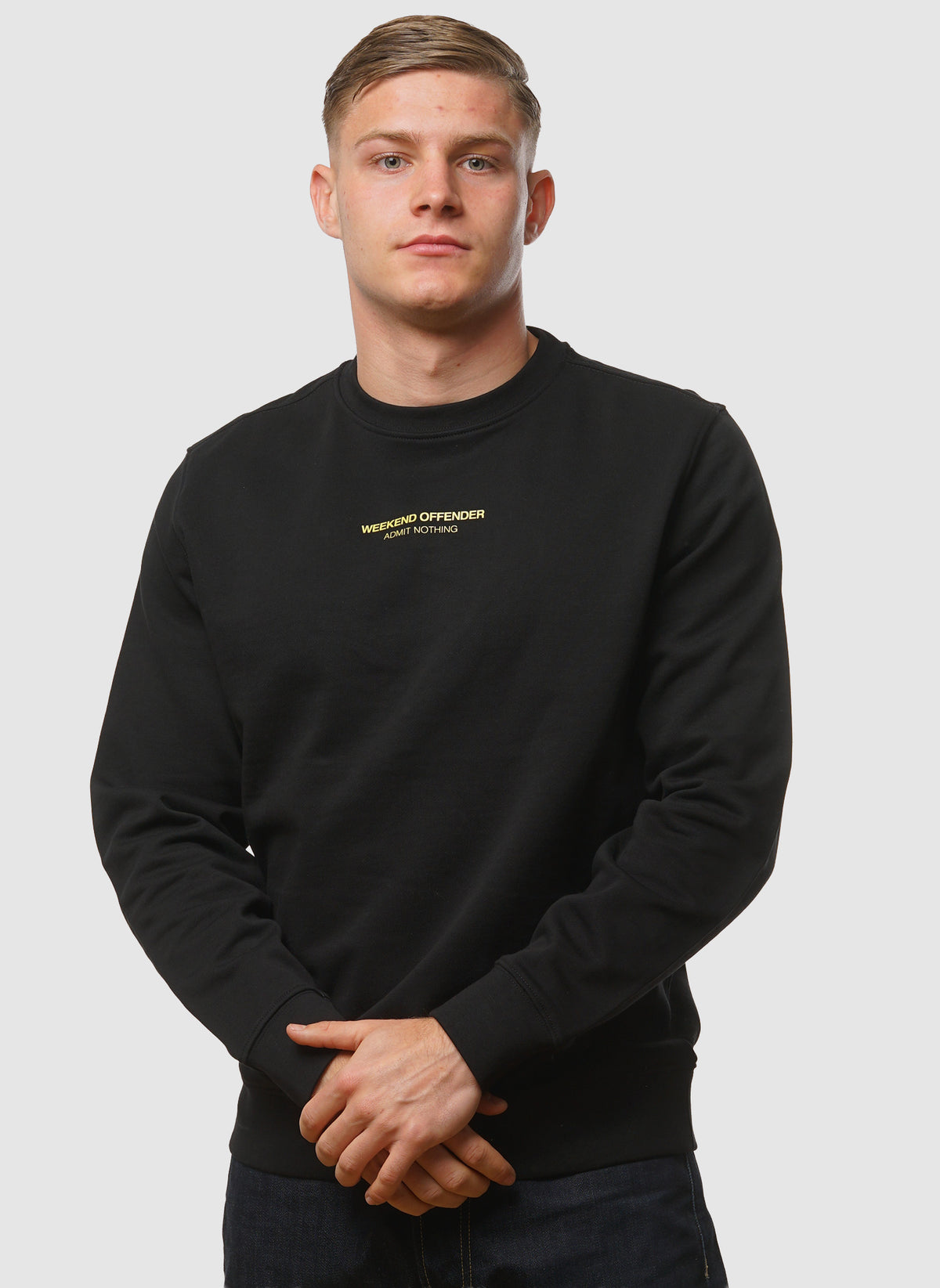 Raval Sweatshirt - Black/Peridot