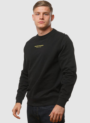 Raval Sweatshirt - Black/Peridot