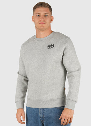 Alpha Signature Sweatshirt - Grey Heather