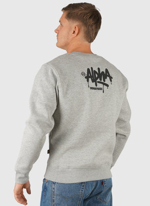 Alpha Signature Sweatshirt - Grey Heather