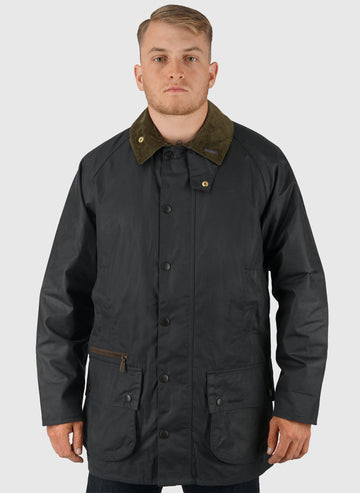 Icons Beaufort Wax Jacket - Navy