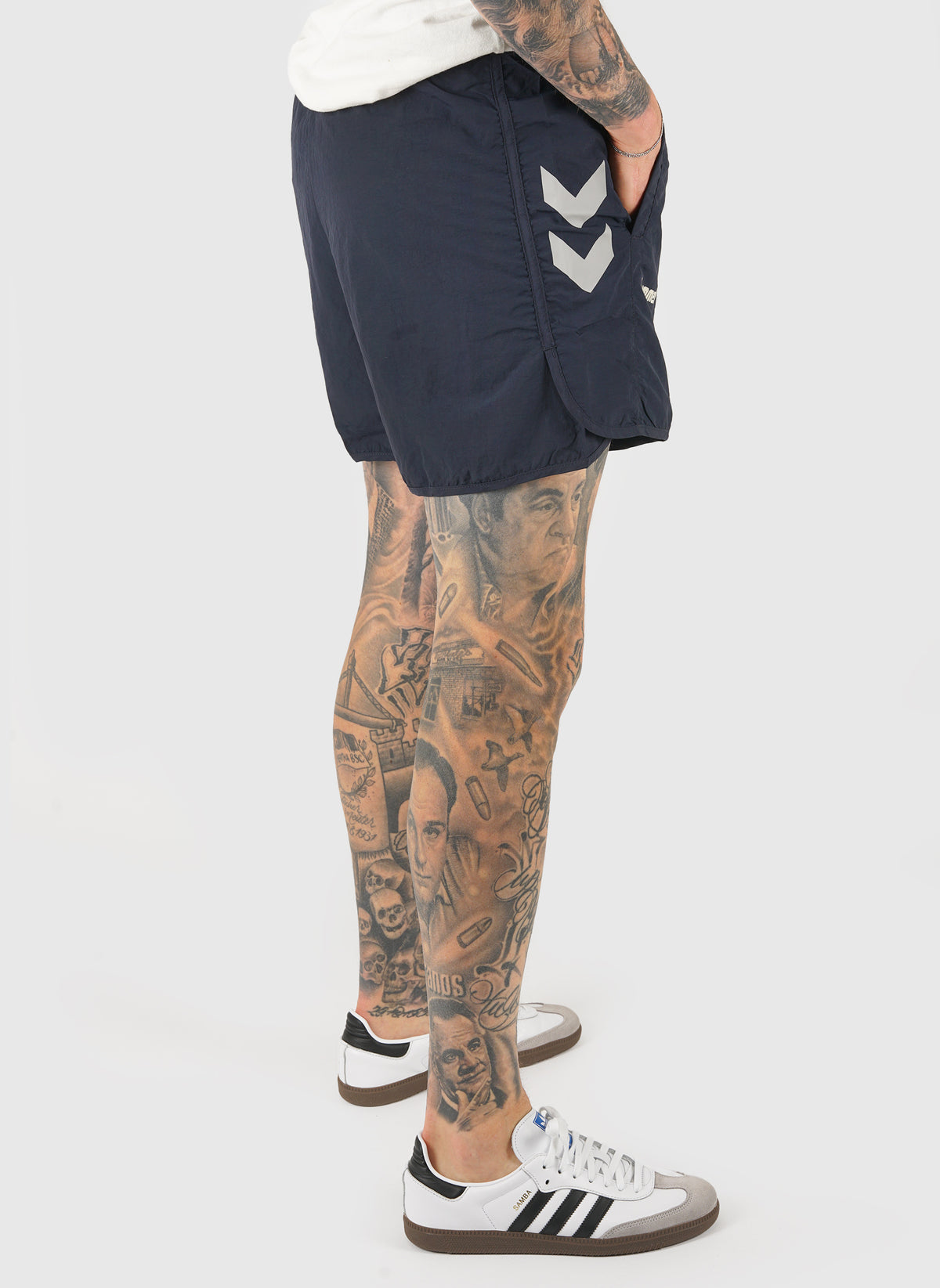 Hummel 26 Knit Trackshorts - Dark Sapphire