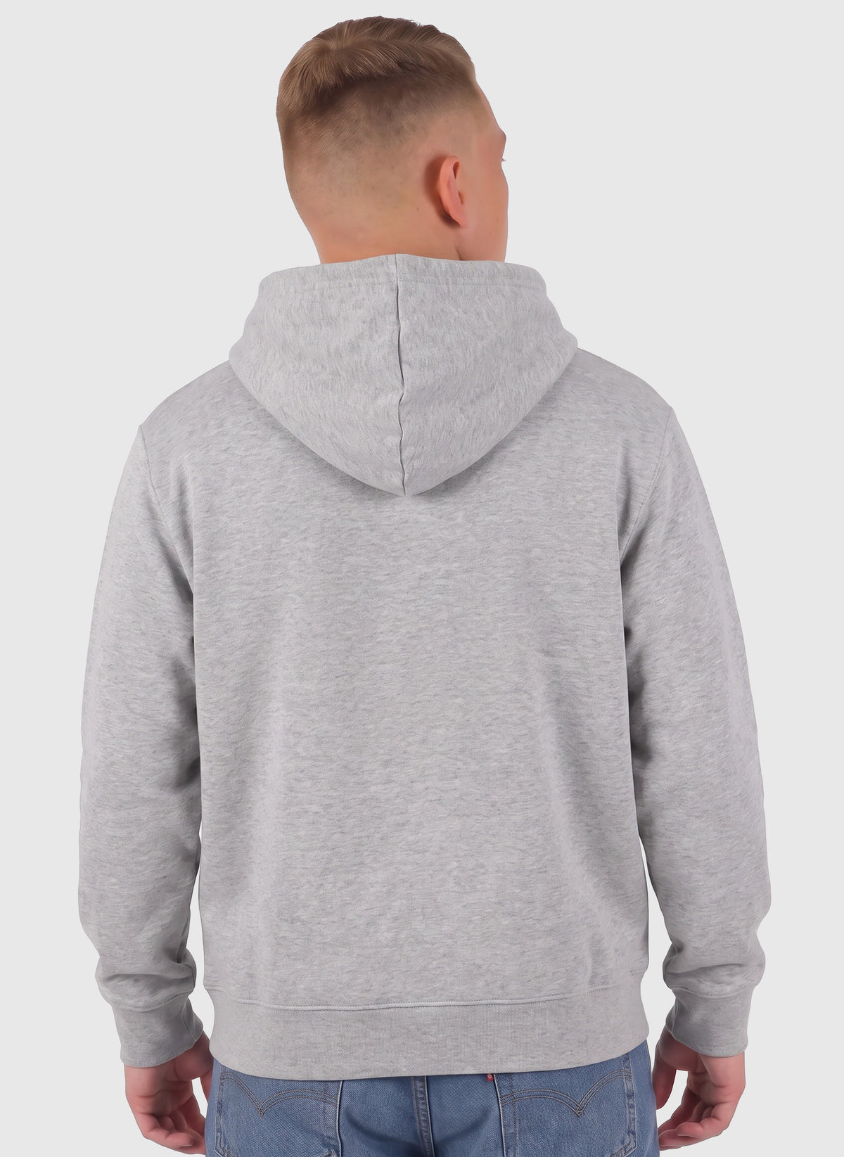 Evolution Simple Dome Hoodie - Pale Grey