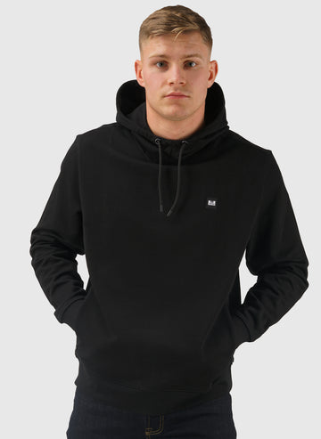Ribbe Badge Hoodie - Black