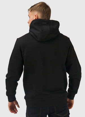 Ribbe Badge Hoodie - Black