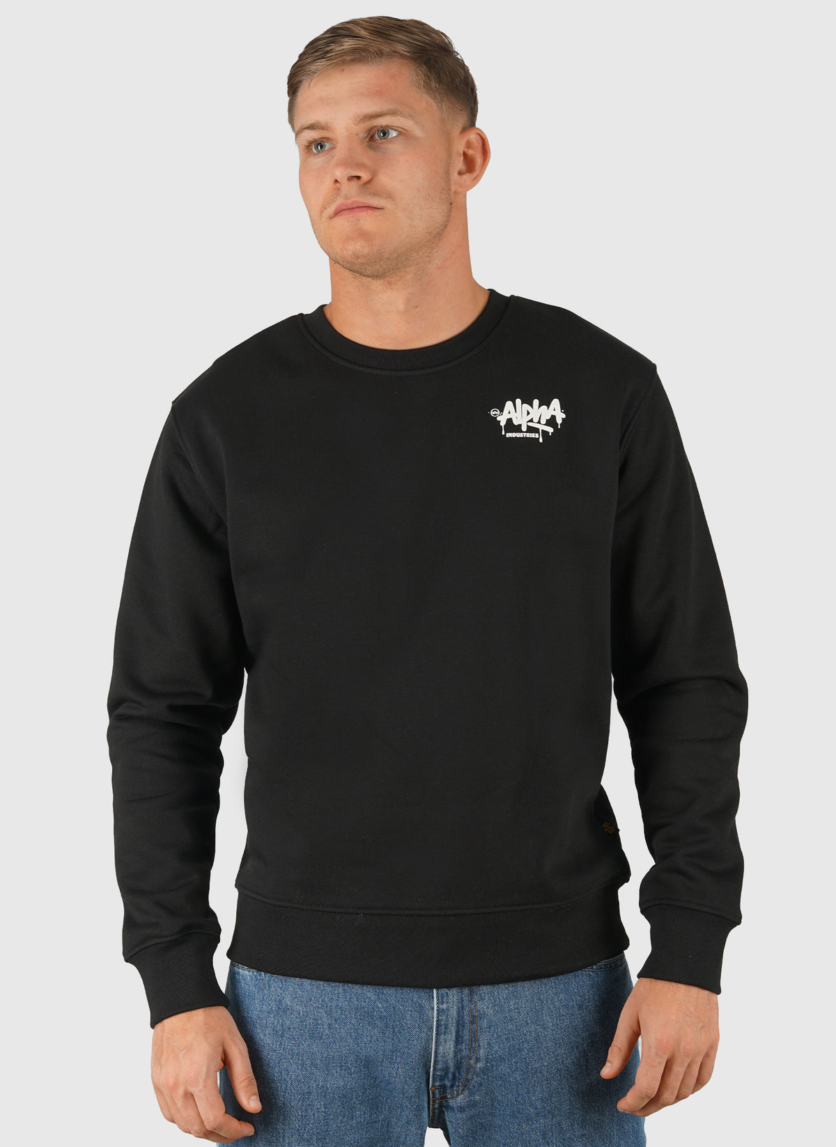 Alpha Signature Sweatshirt - Black