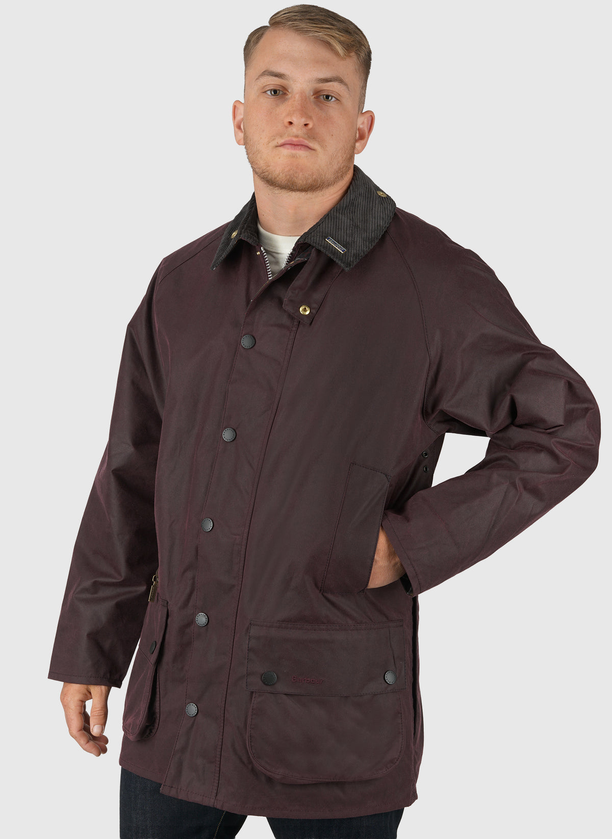 Icons Beaufort Wax Jacket - Bordeaux