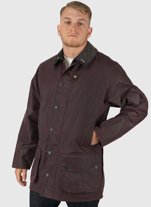 Icons Beaufort Wax Jacket - Bordeaux