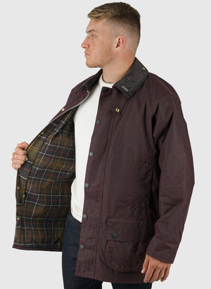 Icons Beaufort Wax Jacket - Bordeaux