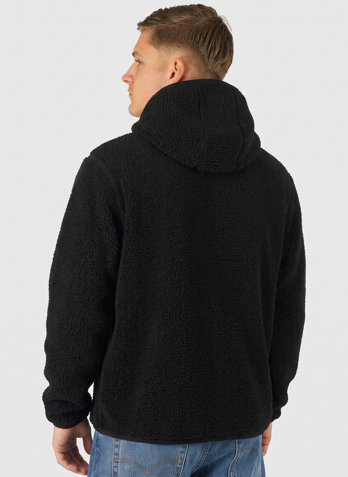Jack Sherpa Polar Double Jacket - Black Pure