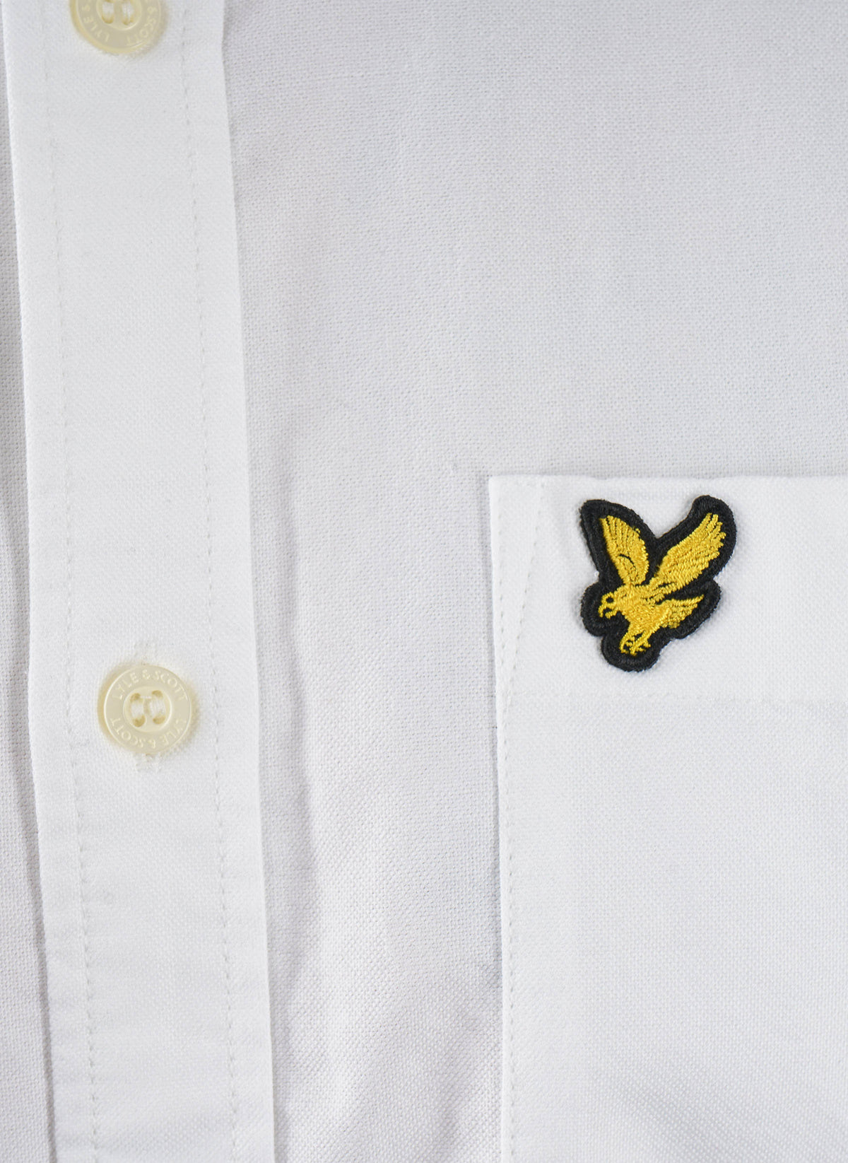 Plain Oxford Shirt - White