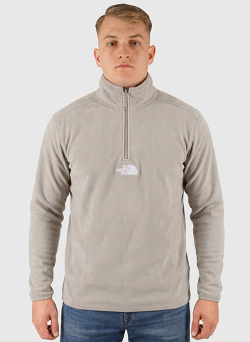 Glacier 1/4 Zip Sweatshirt - Stone