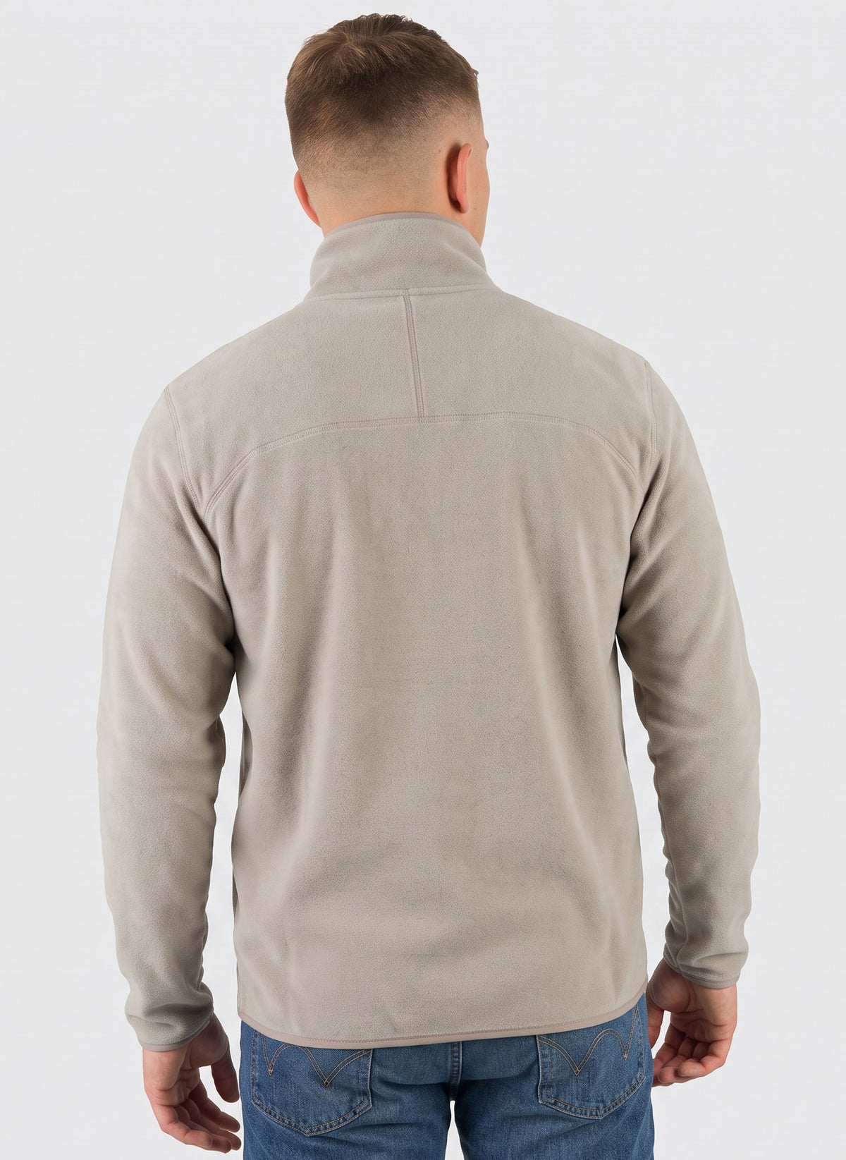 Glacier 1/4 Zip Sweatshirt - Stone