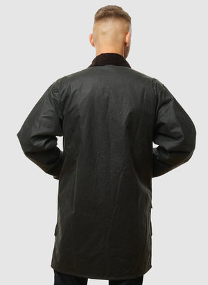 Border Waxed Jacket - Sage