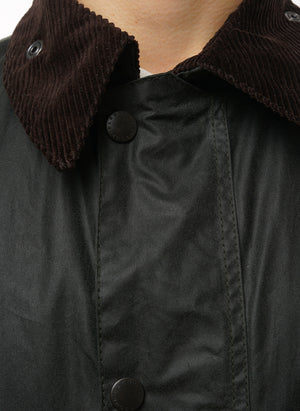 Border Waxed Jacket - Sage