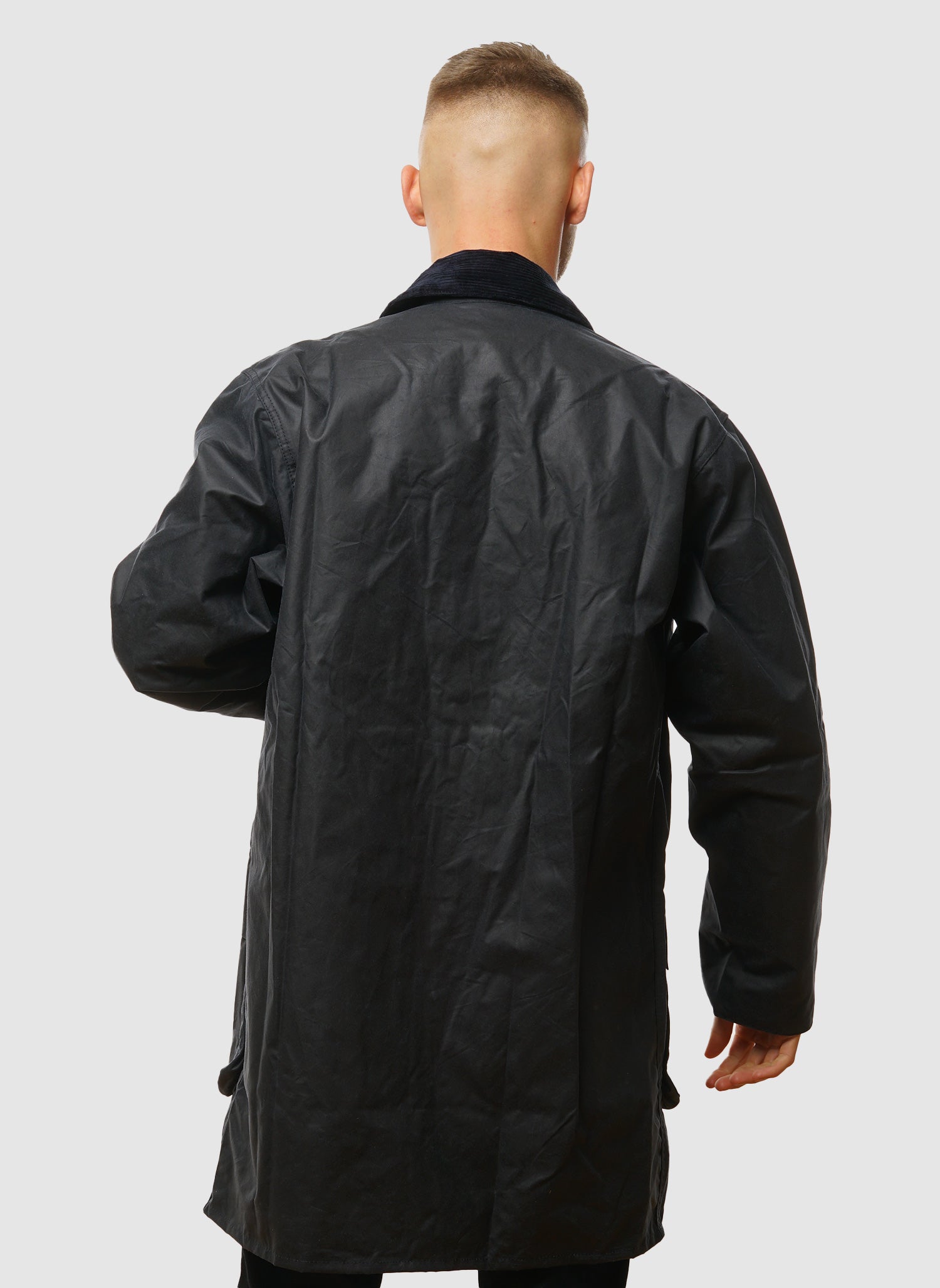 Border Waxed Jacket - Navy – The Smart Dresser