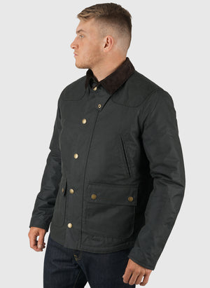 Reelin Wax Jacket - Sage