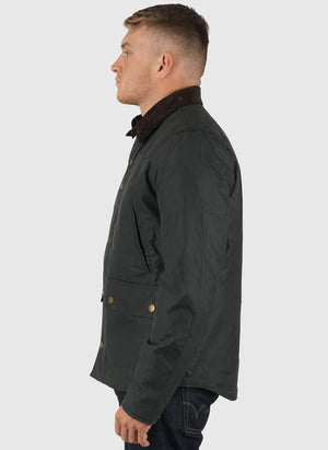 Reelin Wax Jacket - Sage
