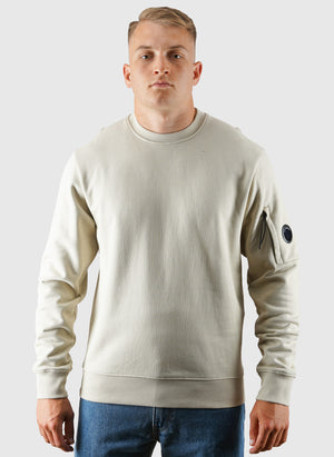 Lens Crew Neck Sweatshirt - Silver Birch
