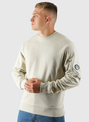 Lens Crew Neck Sweatshirt - Silver Birch