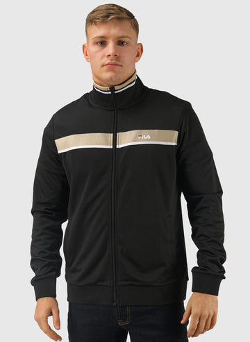 Sagano Trackjacket - Black/White Pepper